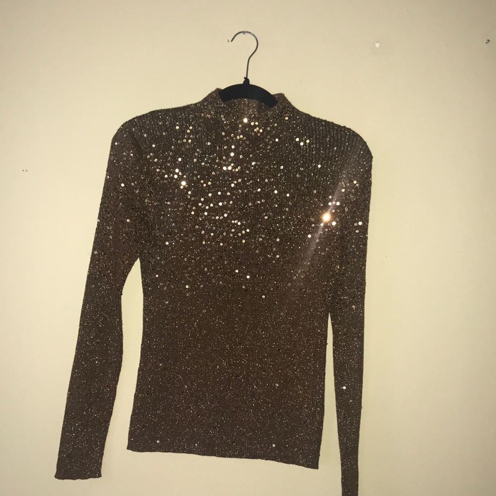 Vintage Golden Long-Sleeve Shirt